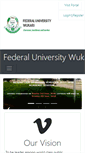 Mobile Screenshot of fuwukari.edu.ng