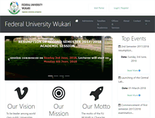 Tablet Screenshot of fuwukari.edu.ng